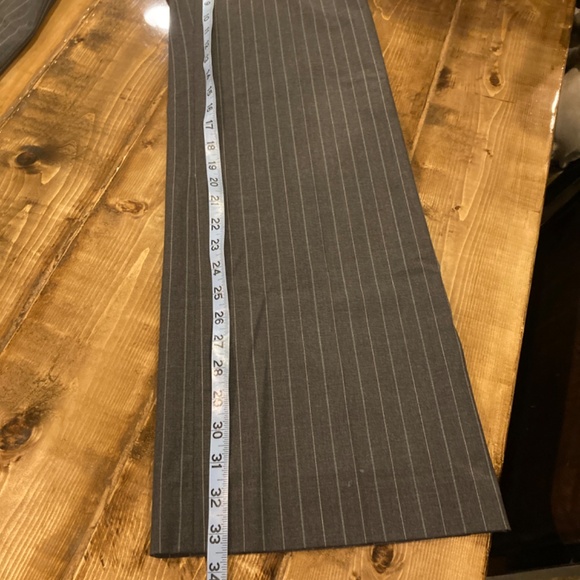 SOLD - Banana Republic Gray and White Dress Pants Stretch 0 NWT - Picture 3 of 5